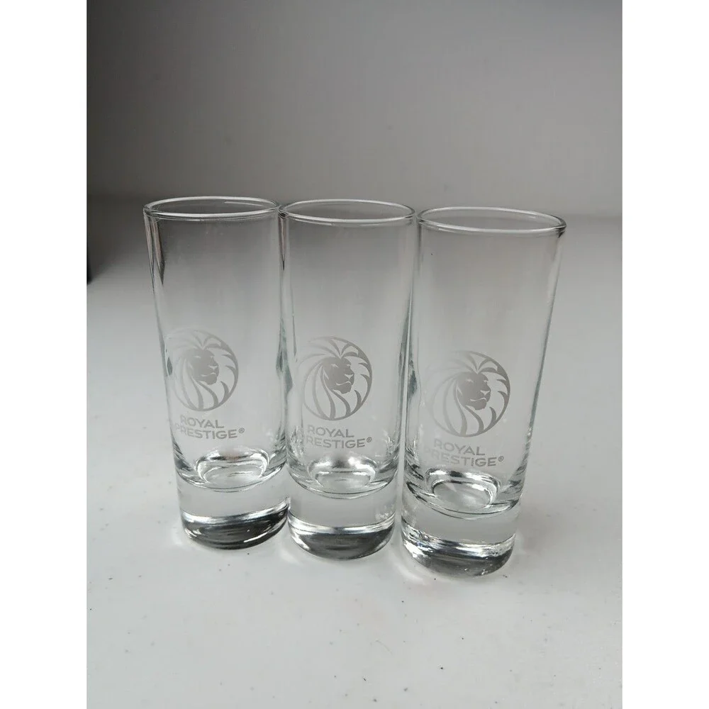 Royal Prestige Tequila Shot Glasses 4pk Brand New in Box